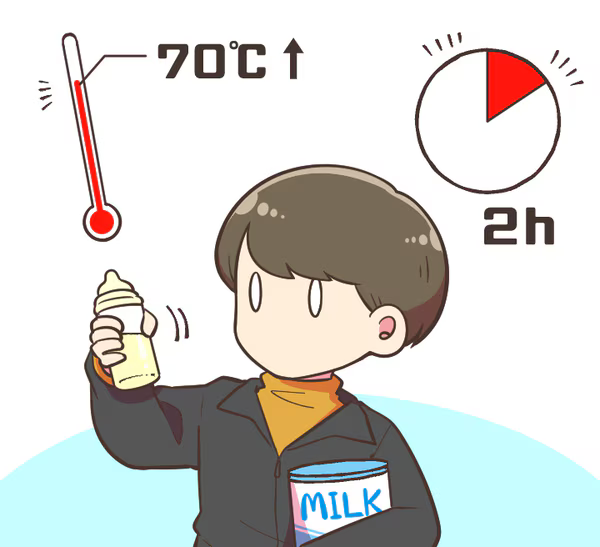 ミルクを作るとき気を付けることは？